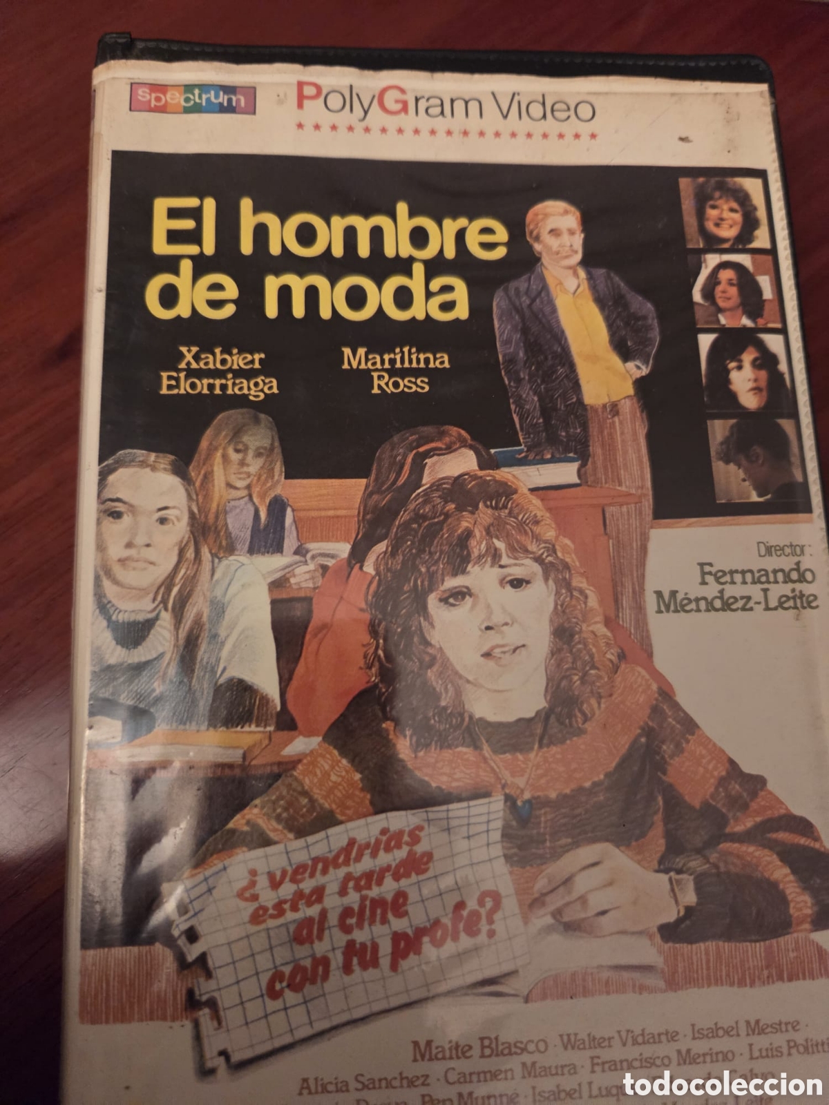 Cine: VHS El Hombre de Moda PolyGram Video | Cine Espa&ntilde;ol Javier Elorriaga Carmen Maura