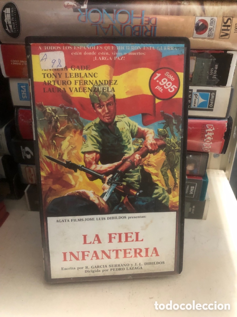Cine: VHS V&Iacute;DEO CLUB LA FIEL INFANTER&Iacute;A