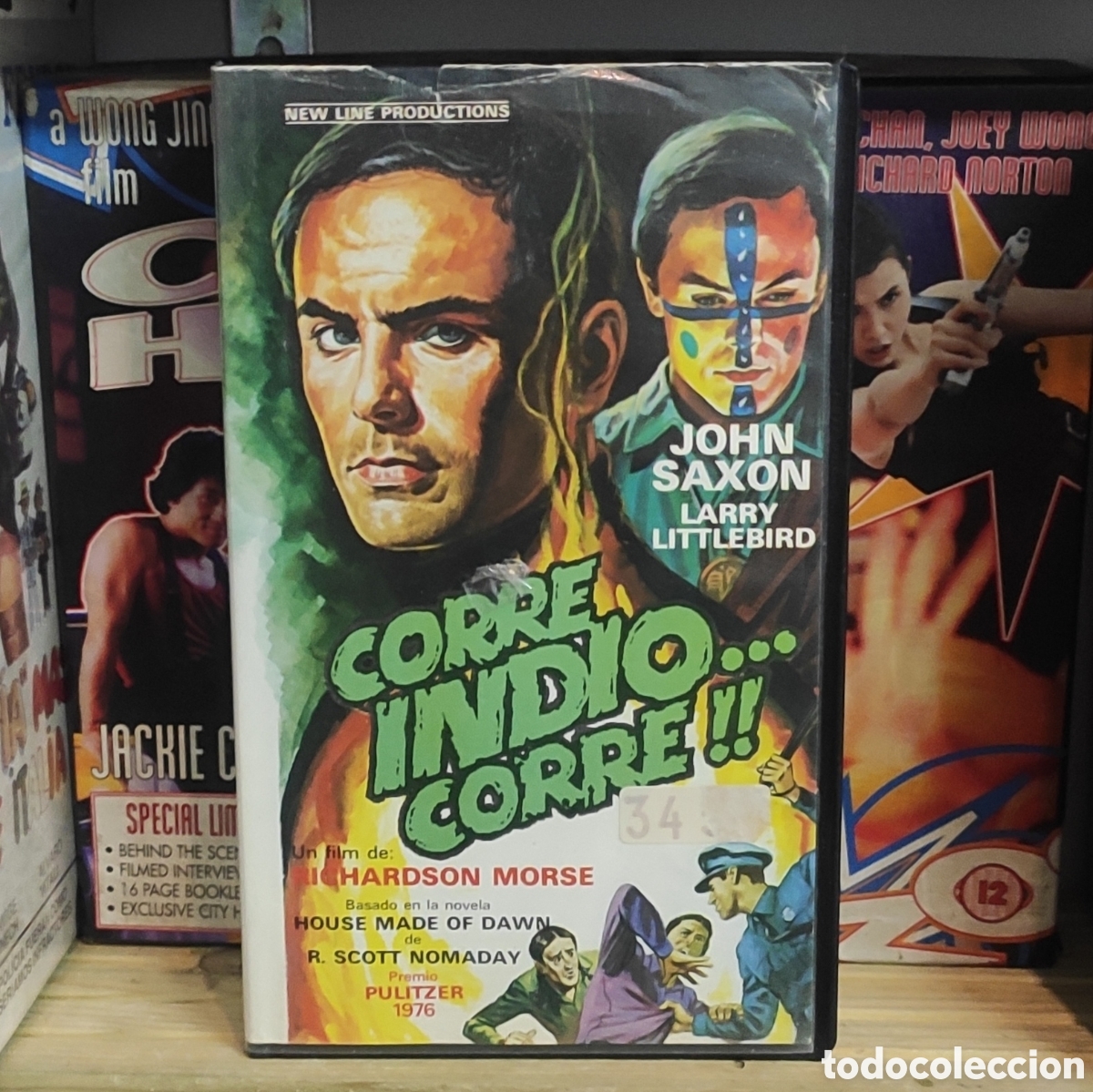 Cinema: VHS CORRE INDIO CORRE John Saxon Drama Western Cult Rareza VHS Original