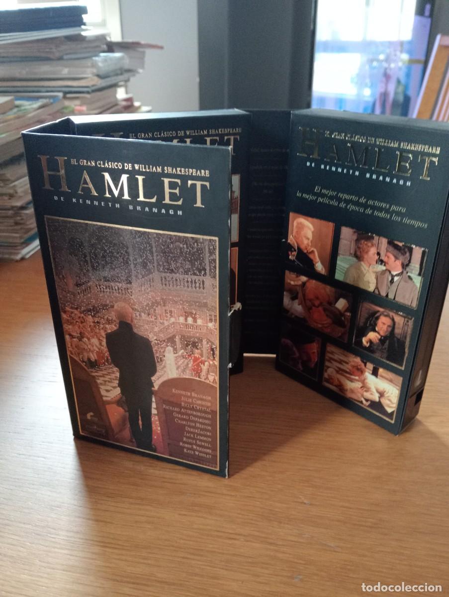 Kino: COFRE CON DOS CINTAS EN VHS CON LA PEL&Iacute;CULA HAMLET DE KENNETH BRANAGH. FILMAYER. 1997.