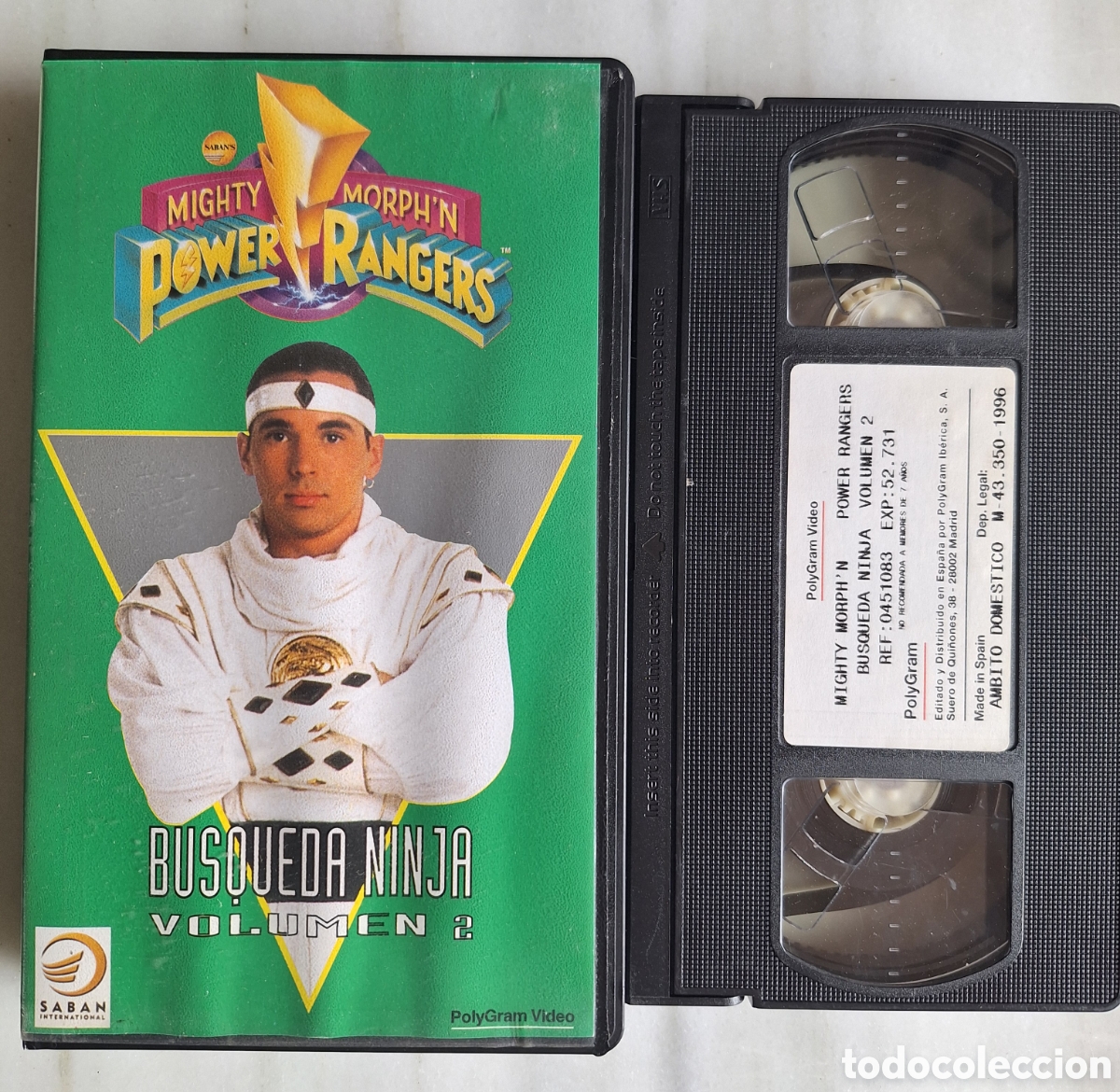 Cine: Mighty Morphin Power Rangers VHS Busqueda Ninja 2