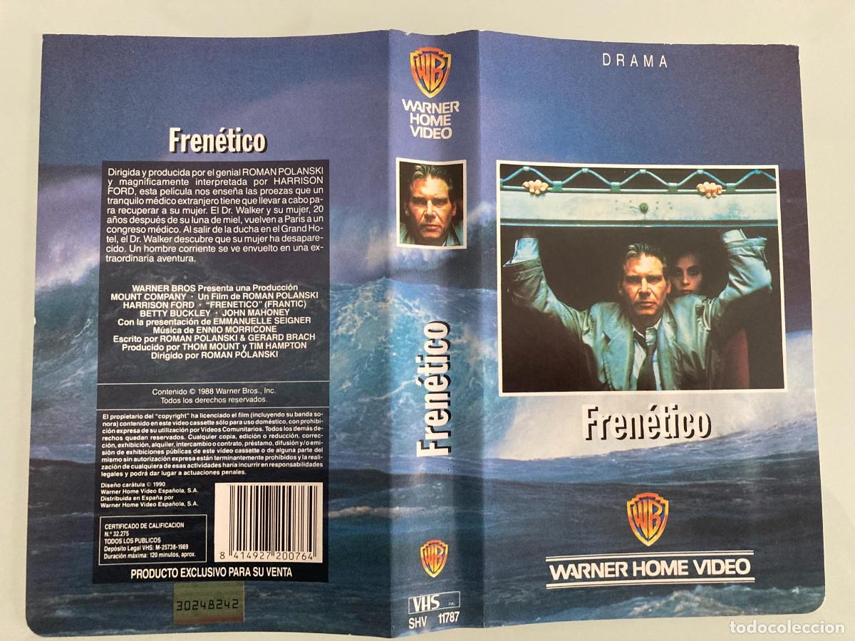 Cine: CARATULA, VHS, FRENETICO, HARRISON FORD,