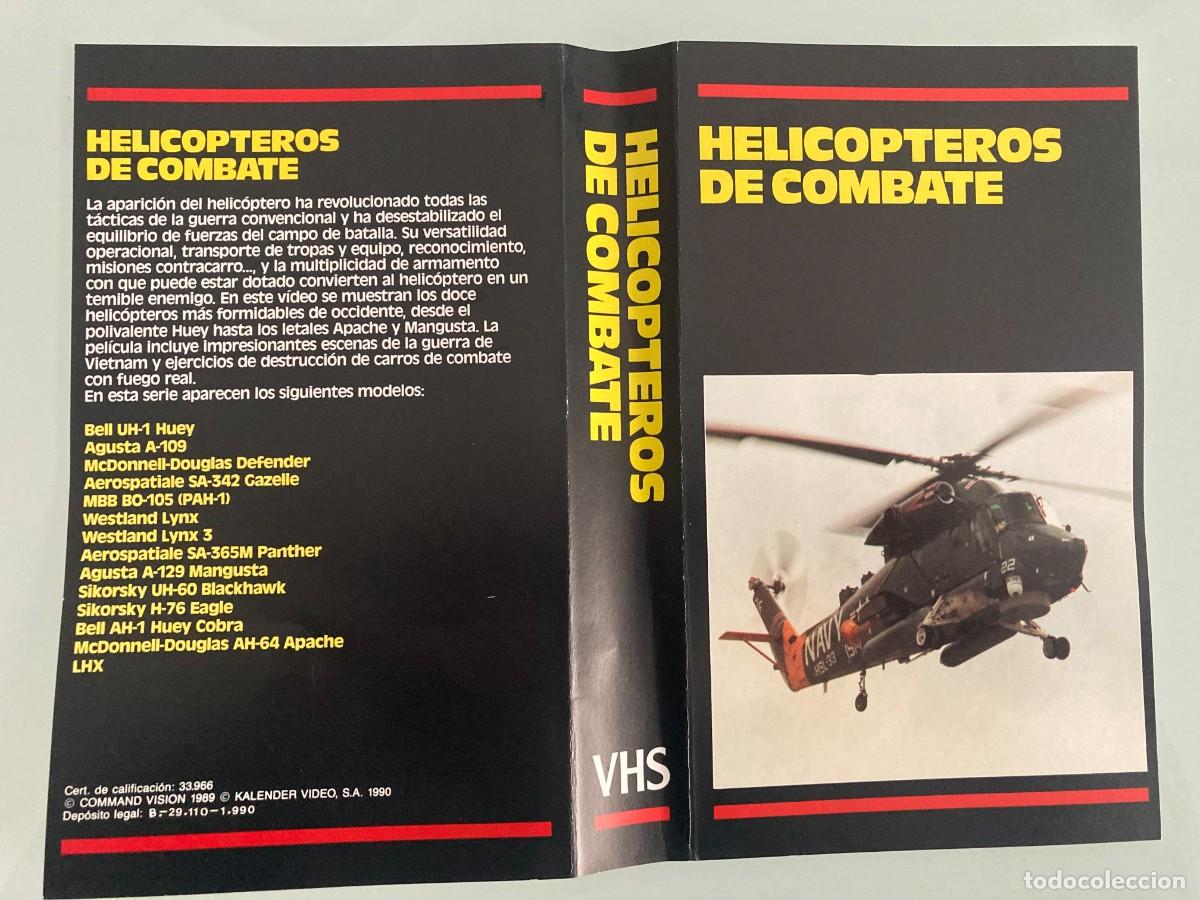 Cine: CARATULA, VHS, HELICOPTEROS DE COMBATE