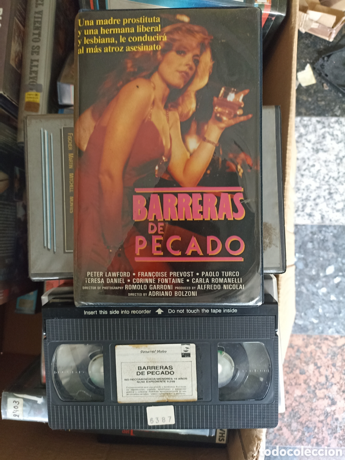 Cine: VHS-BARRERAS DE PECADO. ADRIANO BOLZONI. GENERAL V&Iacute;DEO