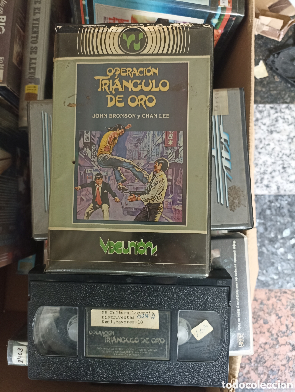 Cine: VHS-OPERACI&Oacute;N TRI&Aacute;NGULO DE ORO. VIDEUNION