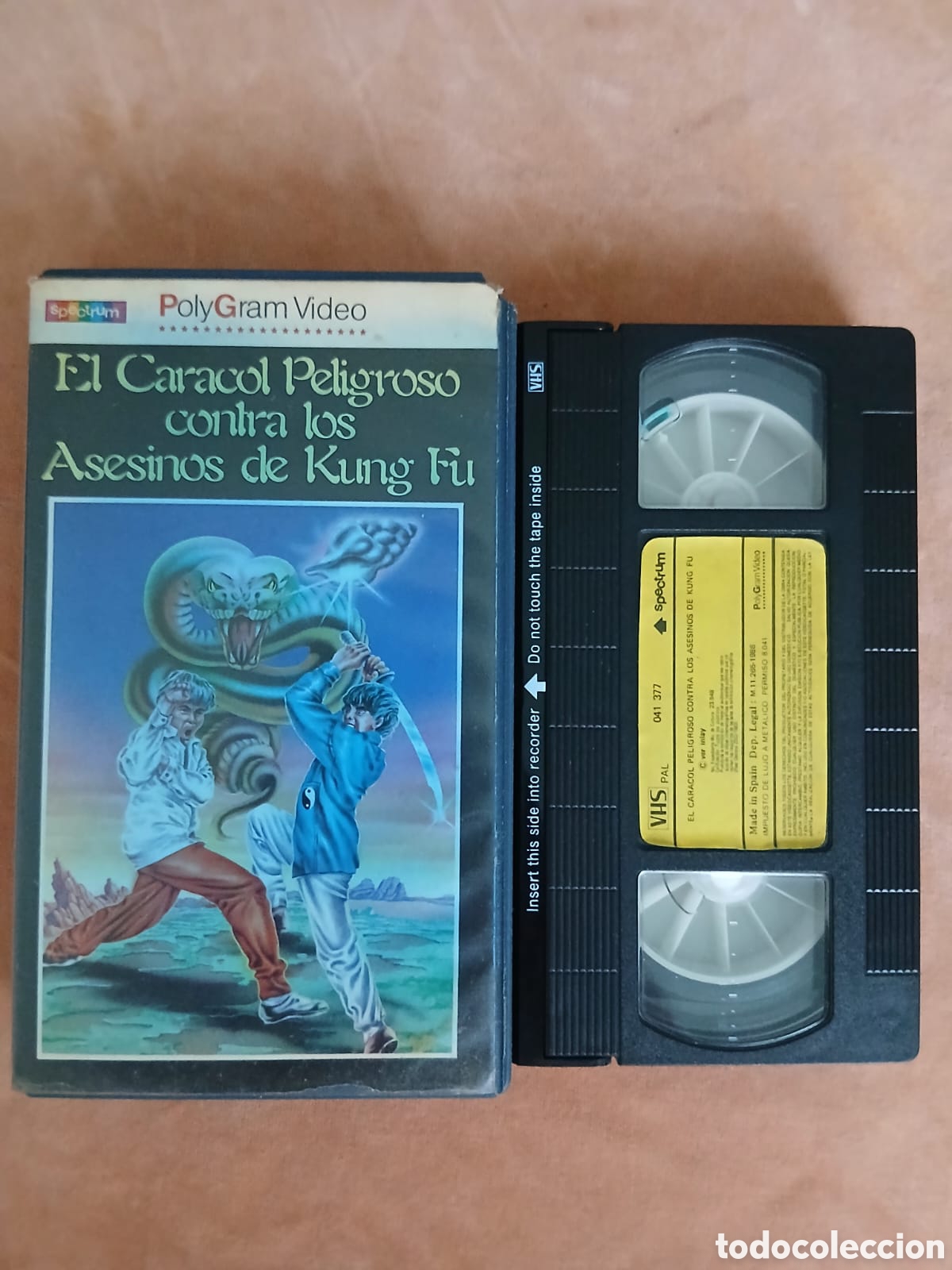 Cine: EL CARACOL PELIGROSO CONTRA LOS ASESINOS DEL KUNG FU &bull; ARTES MARCIALES &bull; VHS