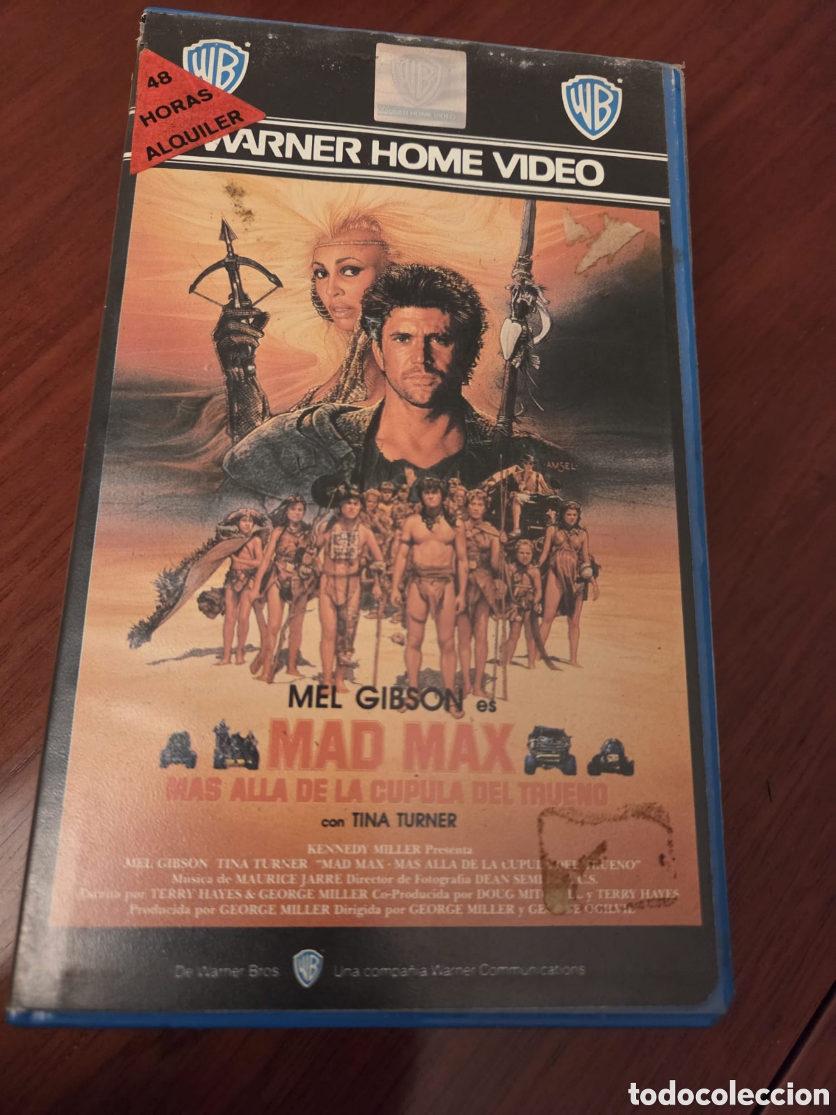 Cine: VHS Mel Gibson Tina Turner Mad Max: M&aacute;s all&aacute; de la c&uacute;pula del trueno (1985) &ndash; Warner Home Vido