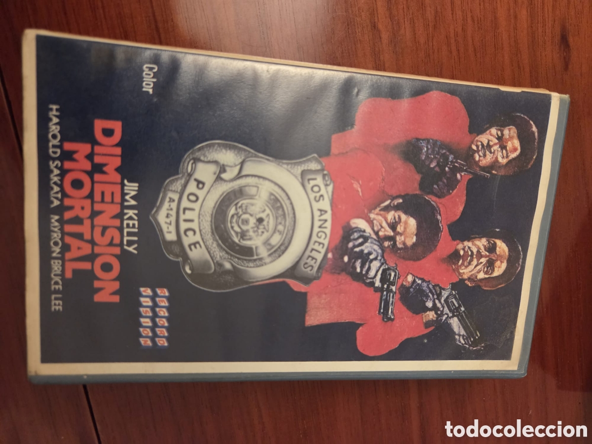 Cine: VHS Dimensi&oacute;n Mortal VHS Original Record Vision &ndash; Jim Kelly &ndash; Cine Acci&oacute;n/Artes Marciales Retro