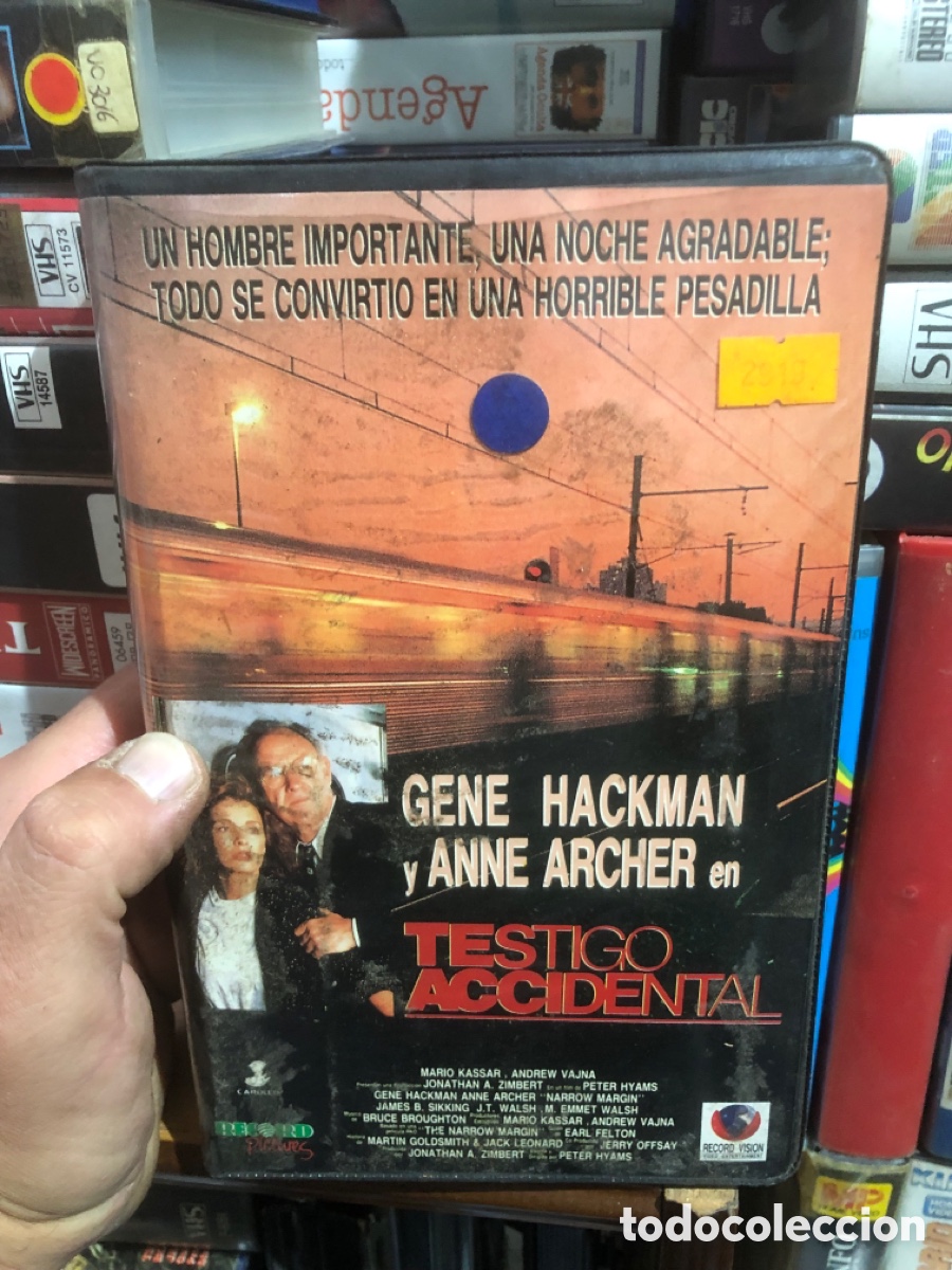Cine: VHS V&Iacute;DEO CLUB TESTIGO ACCIDENTAL