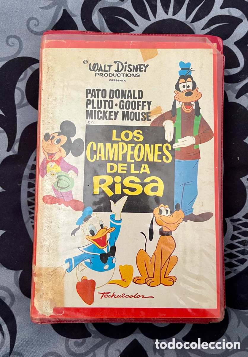 Cine: Los campeones de la risa, disney, vhs, procedente de videoclub.