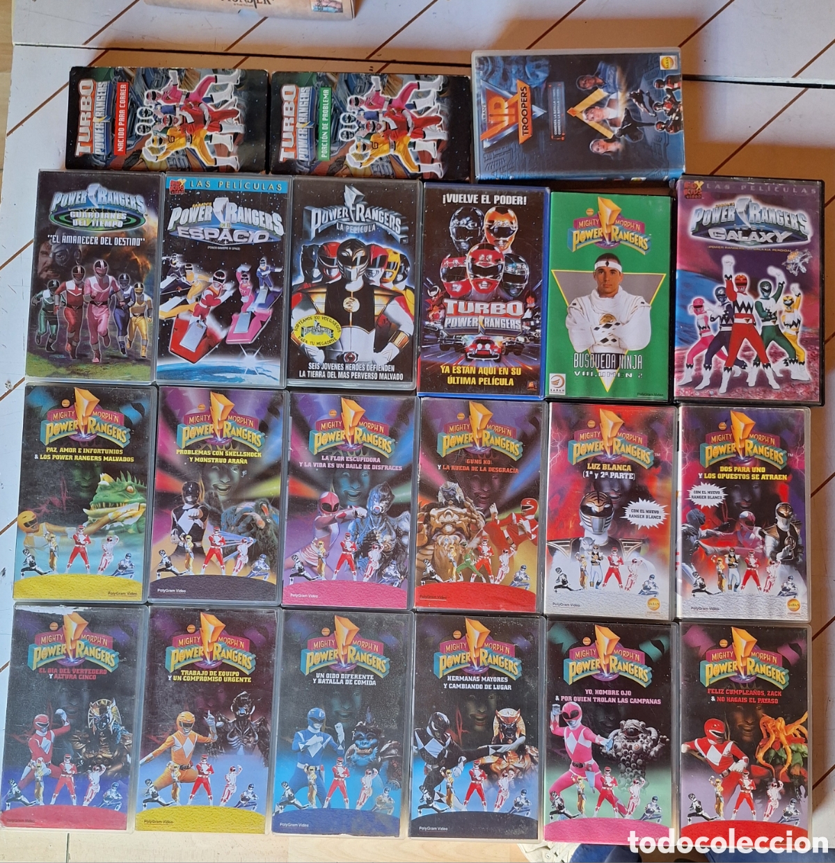 Cine: Power Rangers. Serie completa + peliculas