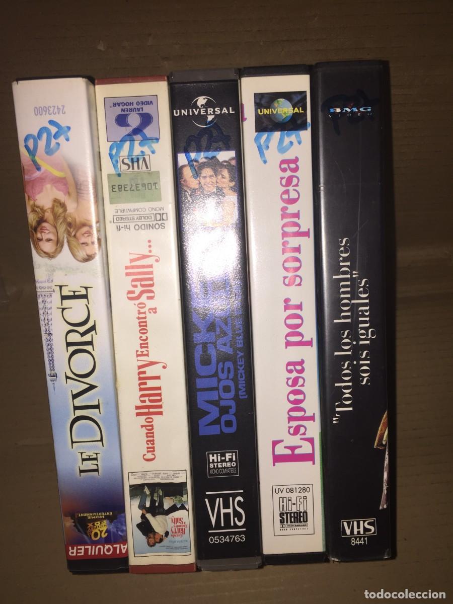 Cine: Vhs pack n&ordm; 27 Vhs: Le divorce - Cuando harry encontro a sally - Mickael ojos azules - Esposa por so