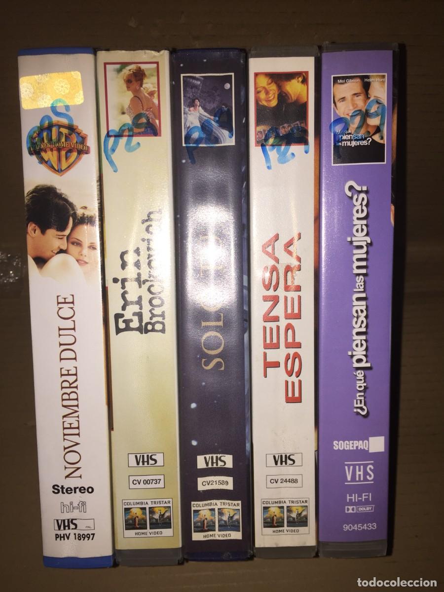 Cine: Vhs pack n&ordm; 29 Vhs: Noviembre dulce - Erin Brockovich - Solo tu - Tensa espera - En que piensan las