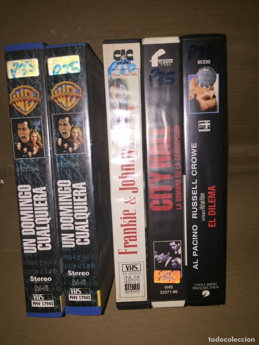 Cine: Vhs pack n&ordm; 35 Vhs: Un domingo cualquiera - Un domingo cualquiera - Frankie y Johnny - City hall la