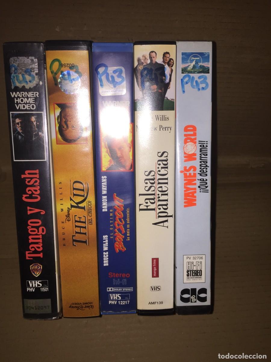 Cine: Vhs pack n&ordm; 43 Vhs Tango y Cash - The kid - El ultimo boyscout la meta de sobrevivir - Falsas aparie