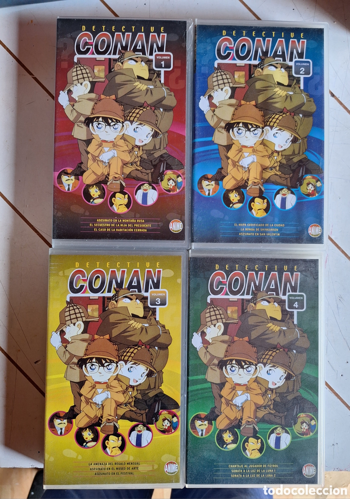 Cine: Vhs Detective Conan. 4 volumenes