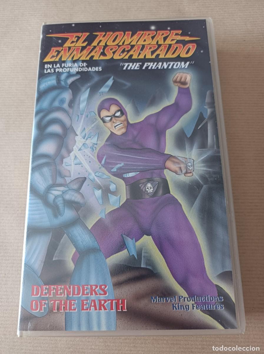 Cine: PEL&Iacute;CULA DE ANIMACI&Oacute;N VHS EL HOMBRE ENMASCARADO THE PHANTOM MARVEL PRODUCTIONS