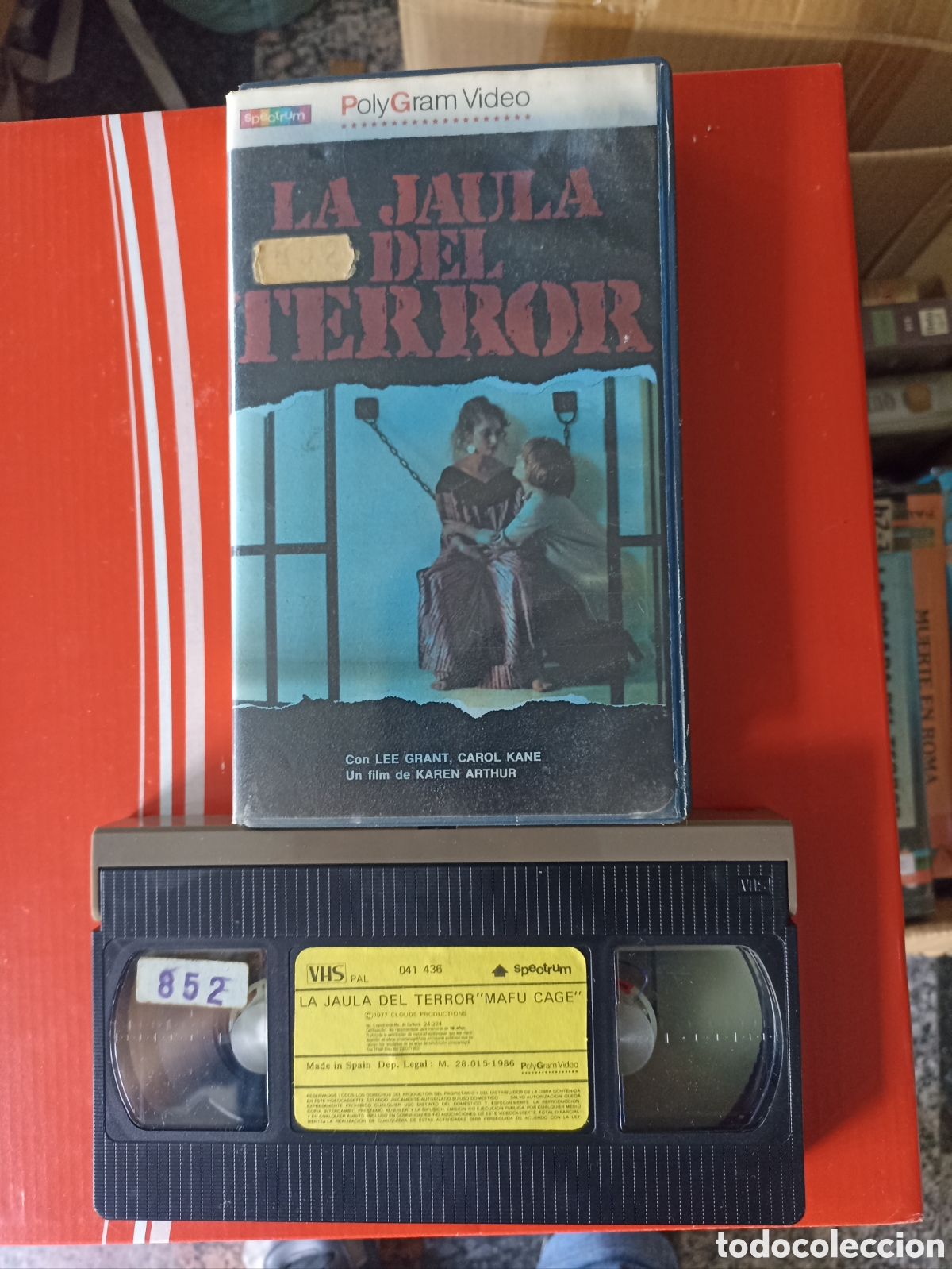 Cine: VHS-LA JAULA DEL TERROR. POLYGRAM - Foto 1
