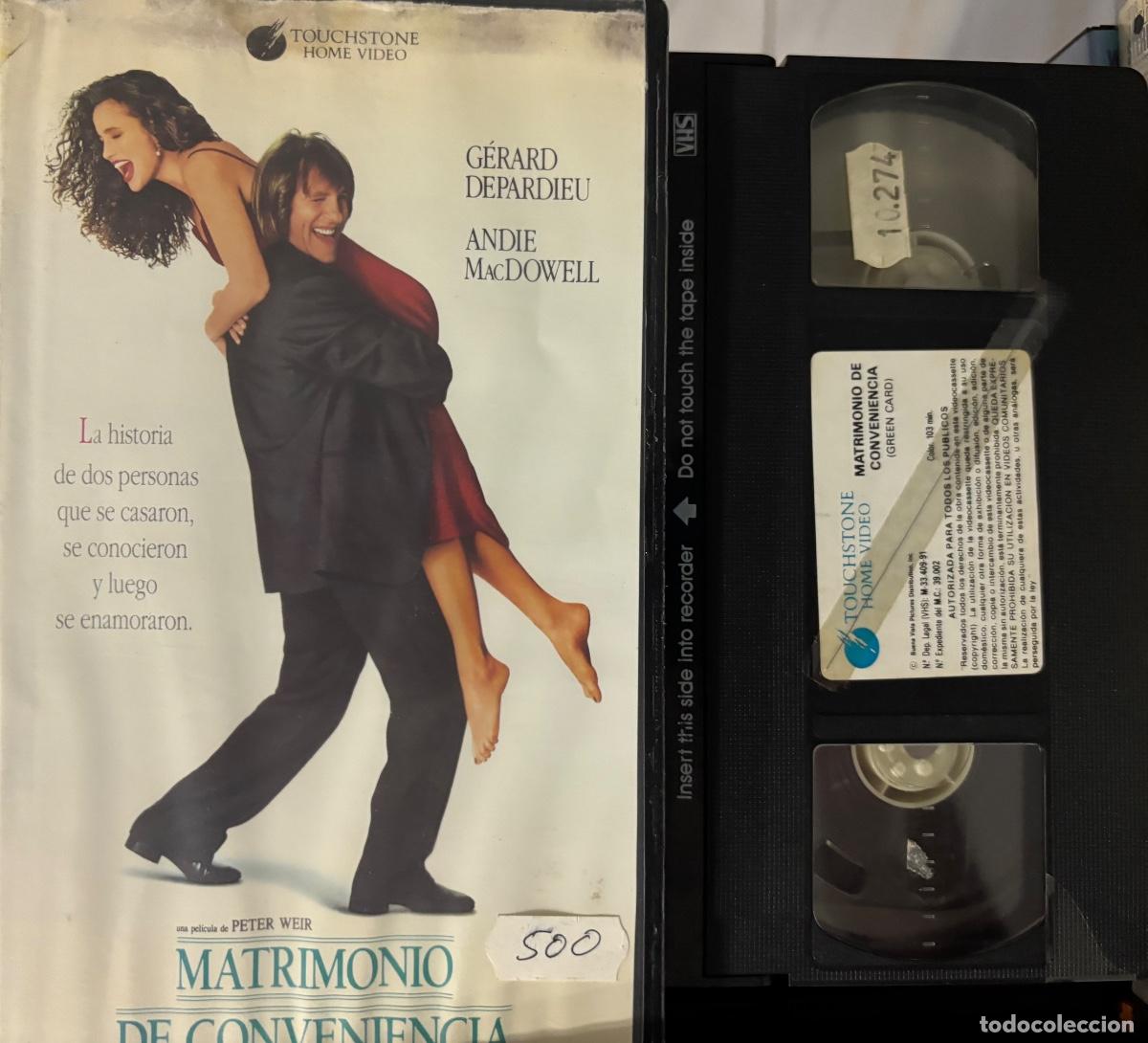 Cine: Matrimonio de conveniencia (Pelicula VHS)