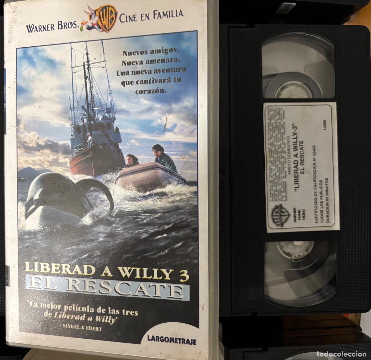 Cine: Liberad a Willy 3 (Pelicula VHS)