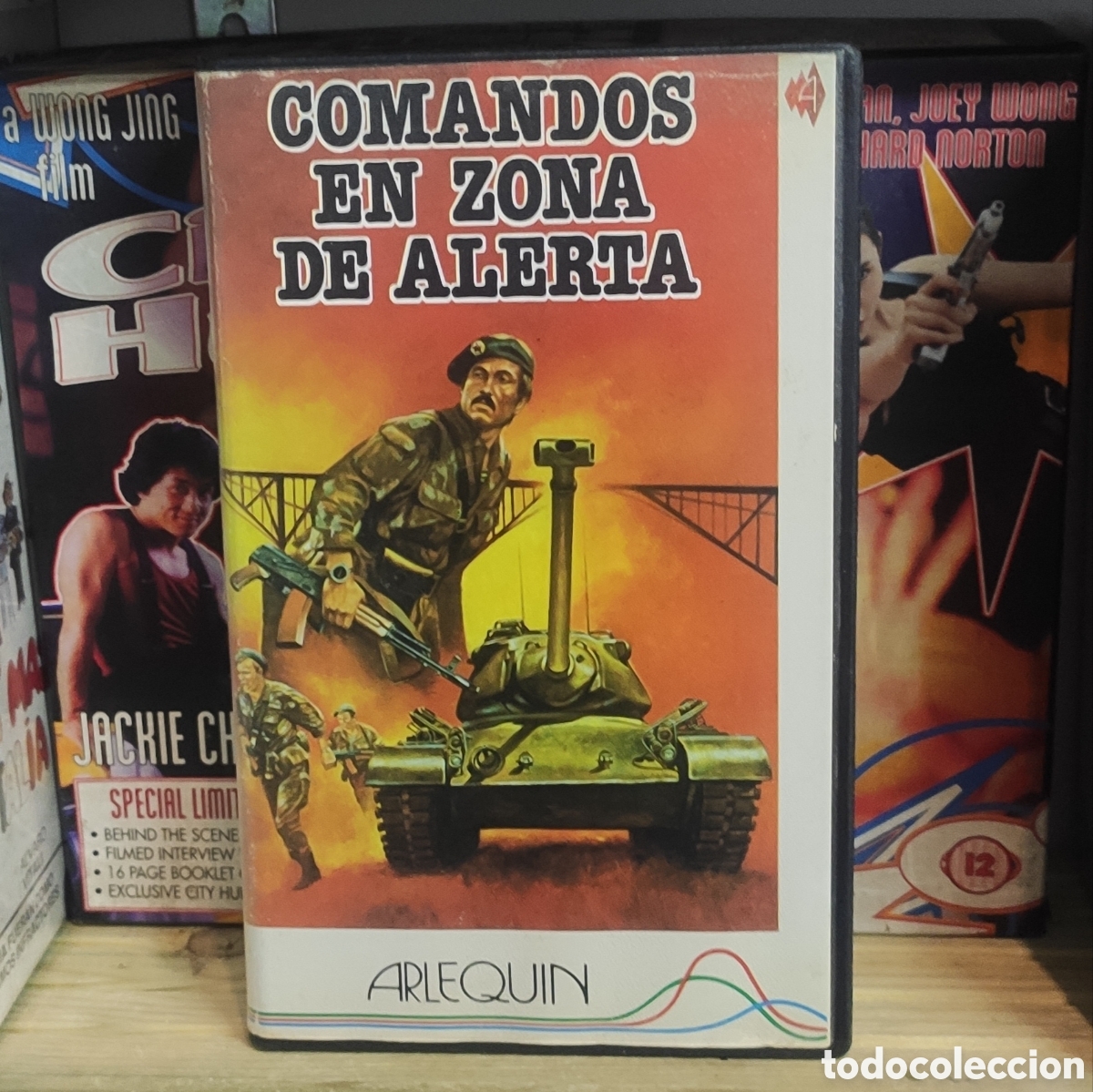 Cine: VHS ORIG COMANDOS EN ZONA DE ALERTA