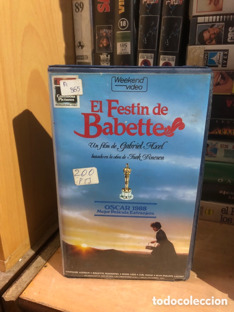 Cine: VHS V&Iacute;DEO CLUB EL FEST&Iacute;N DE BABETTE