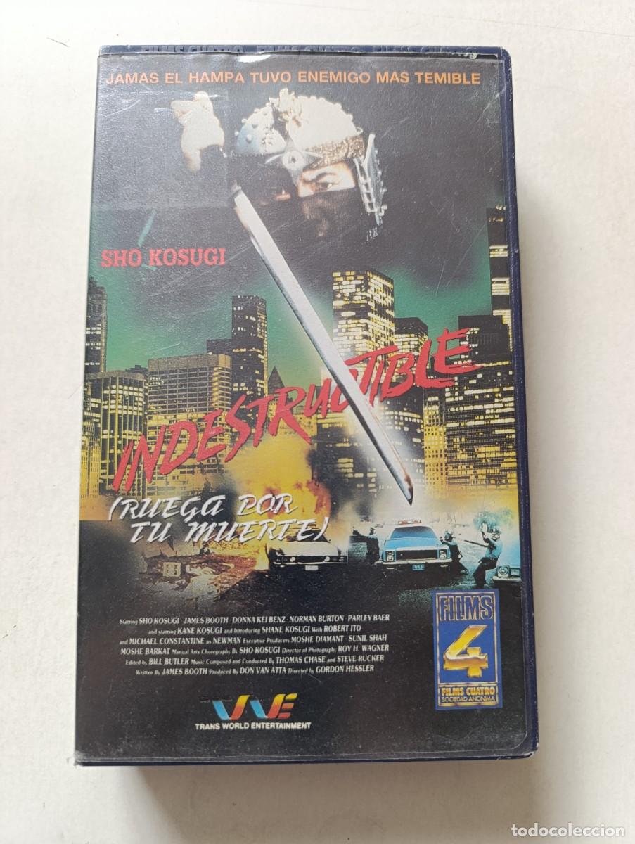 Cine: INDESTRUCTIBLE (RUEGA POR TU MUERTE) Pel&iacute;cula VHS Pray for Death Sh&ocirc; Kosugi Artes marciales