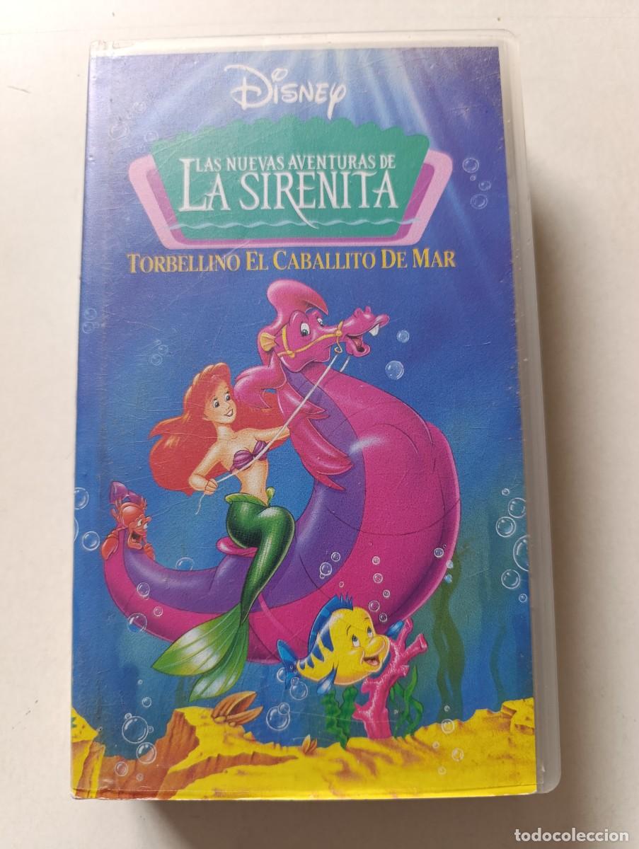 Cinema: LAS NUEVAS AVENTURAS DE LA SIRENITA Torbellino El Caballito de Mar Pel&iacute;cula VHS 1993 Walt Disney