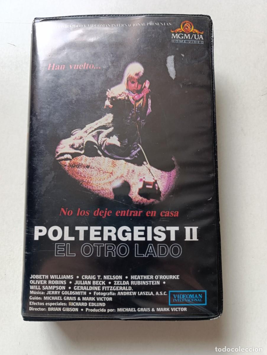 Cine: POLTERGEIST II El Otro Lado Pel&iacute;cula VHS The Other Side Brian Gibson JoBeth Willia TERROR 1&ordf; edici&oacute;n