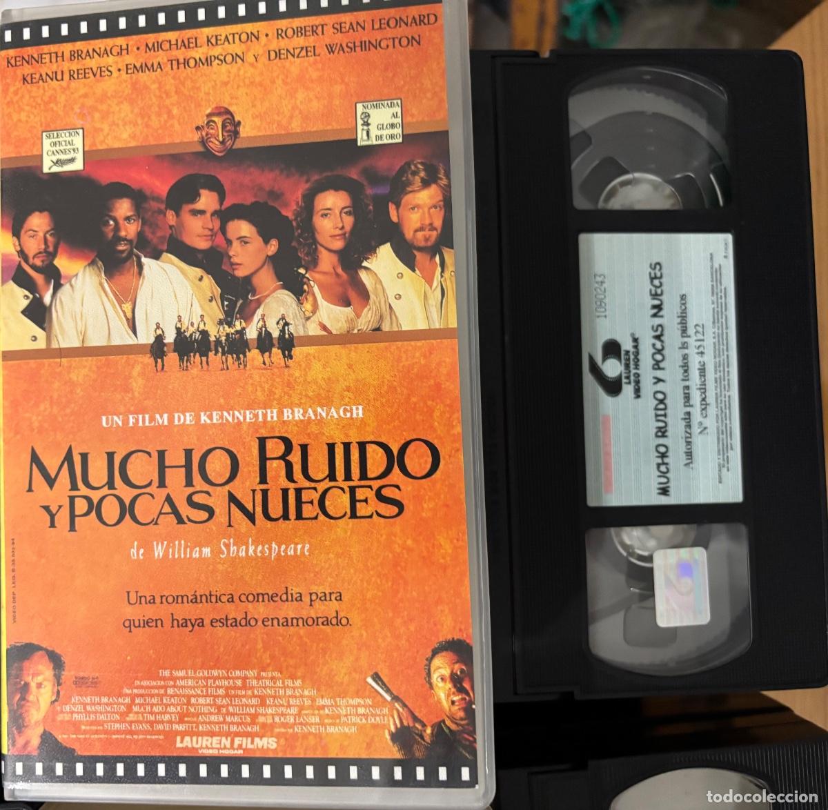 Cine: Mucho ruido y pocas nueces (Pelicula VHS)