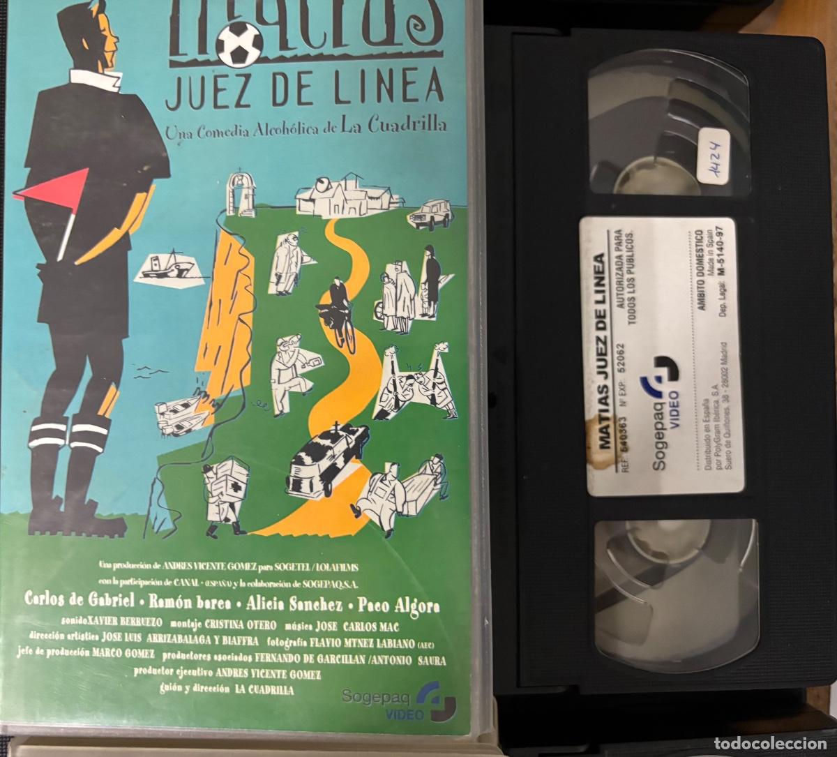 Cine: Mat&iacute;as juez de l&iacute;nea (Pelicula VHS)