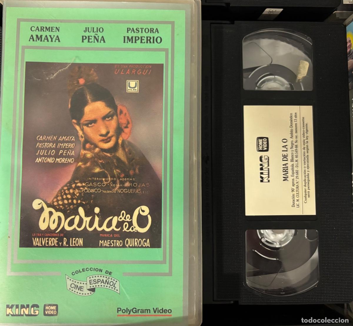 Cine: Mar&iacute;a de la O (Pelicula VHS)