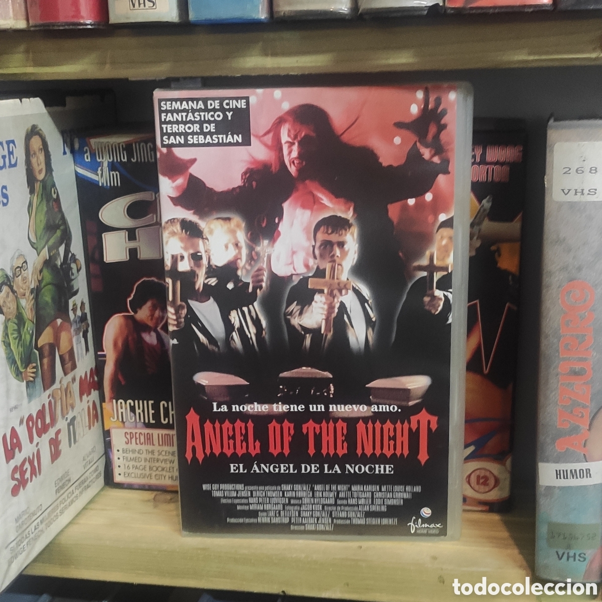 Cine: ANGEL OF THE NIGHT (1991) VHS RARO VIDEOCLUB ◙ TERROR CULT 90s ◙ TRANSFER DVD/MP4 GRATIS