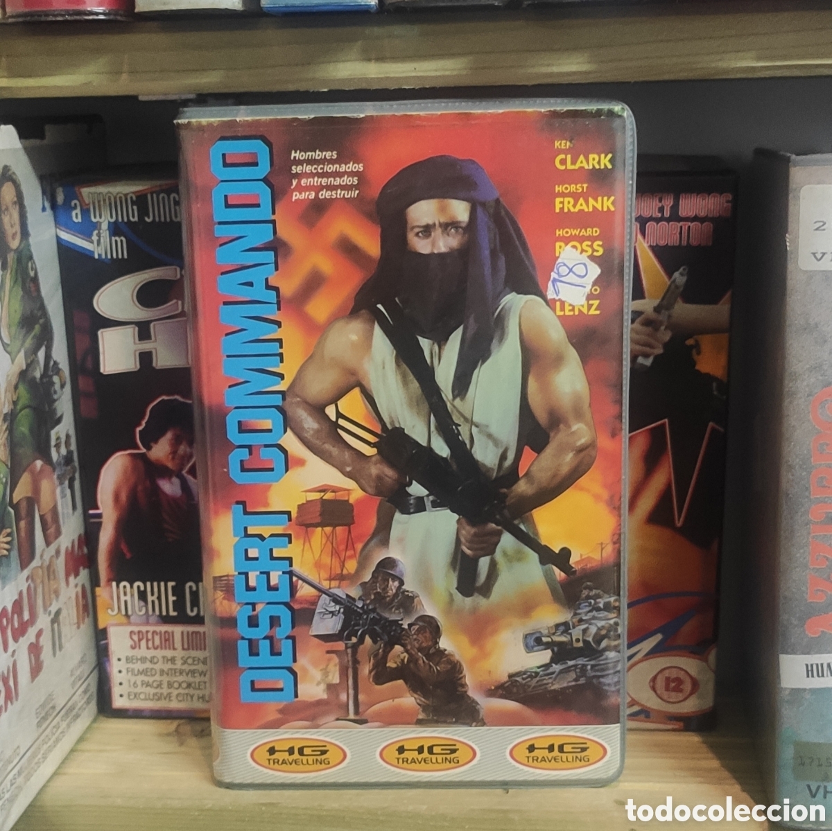 Cine: DESERT COMMANDO VHS ORIGINAL ◙ PEL&Iacute;CULA B&Eacute;LICA ACCI&Oacute;N 80s ◙ DVD/MP4 GRATIS