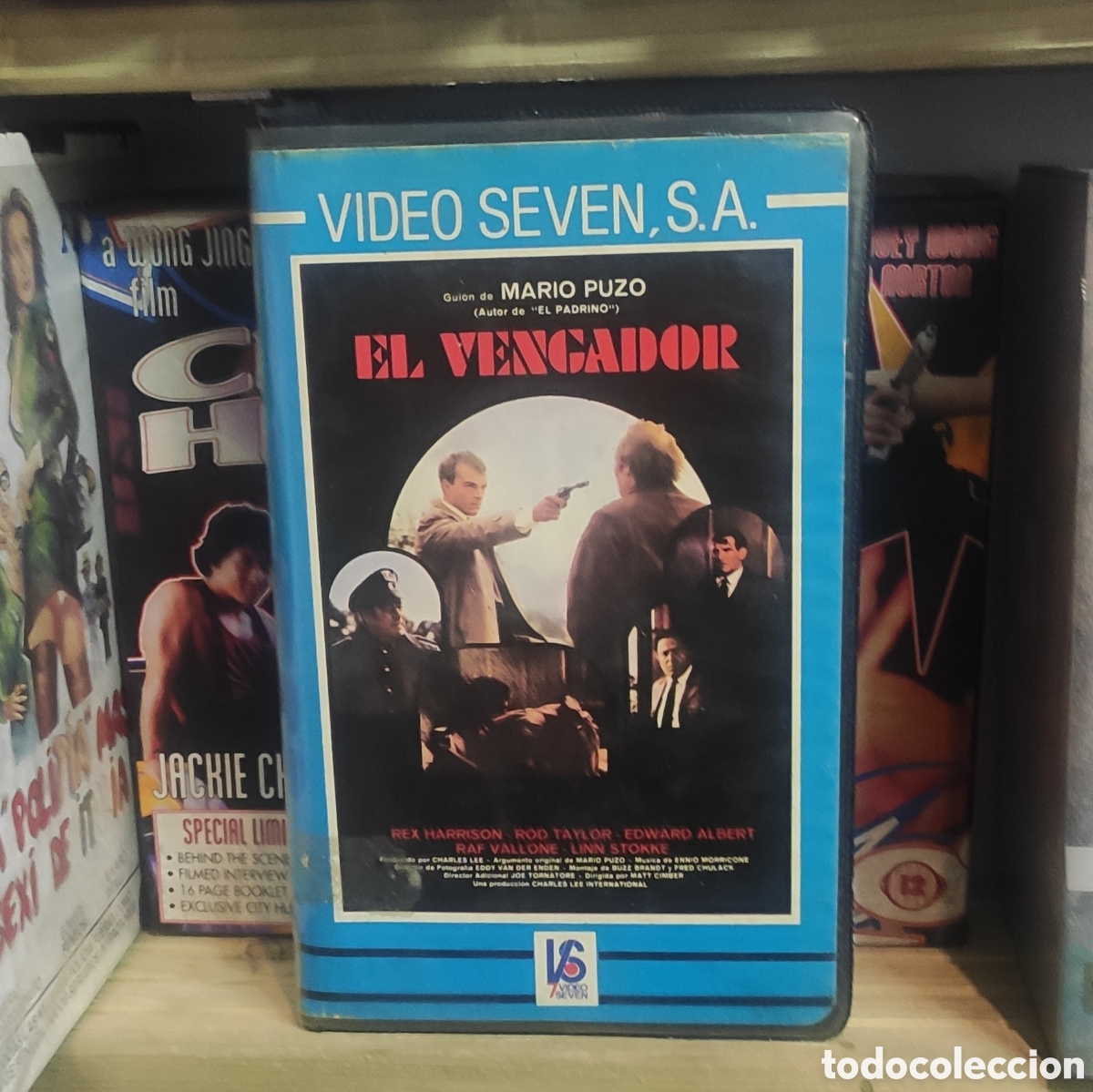 Cine: EL VENGADOR VHS ORIGINAL VIDEO SEVEN ◙ GUI&Oacute;N AUTOR &ldquo;EL PADRINO&rdquo; ◙ DVD/MP4 GRATIS