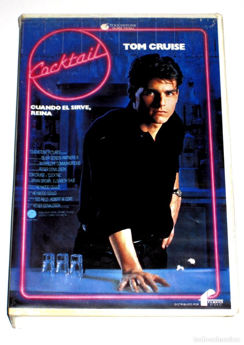 Cinema: Cocktail (1988) - Roger Donaldson Tom Cruise Bryan Brown Elisabeth Shue Kelly Lynch VHS 1&ordf; EDICI&Oacute;N