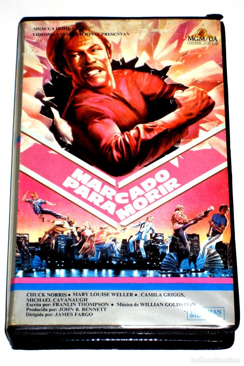 Cinema: Marcado Para Morir (1982) - James Fargo Chuck Norris Mary Louise Weller VHS 1&ordf; EDICION