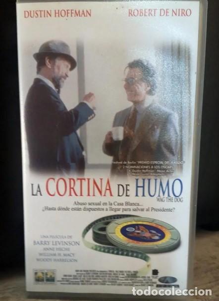 Cine: LA CORTINA DE HUMO - DUSTIN HOFFMAN, ROBERT DE NIRO VHS
