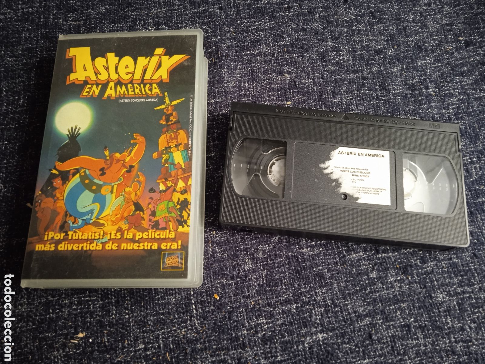 Cine: VHS - ASTERIX EN AM&Eacute;RICA