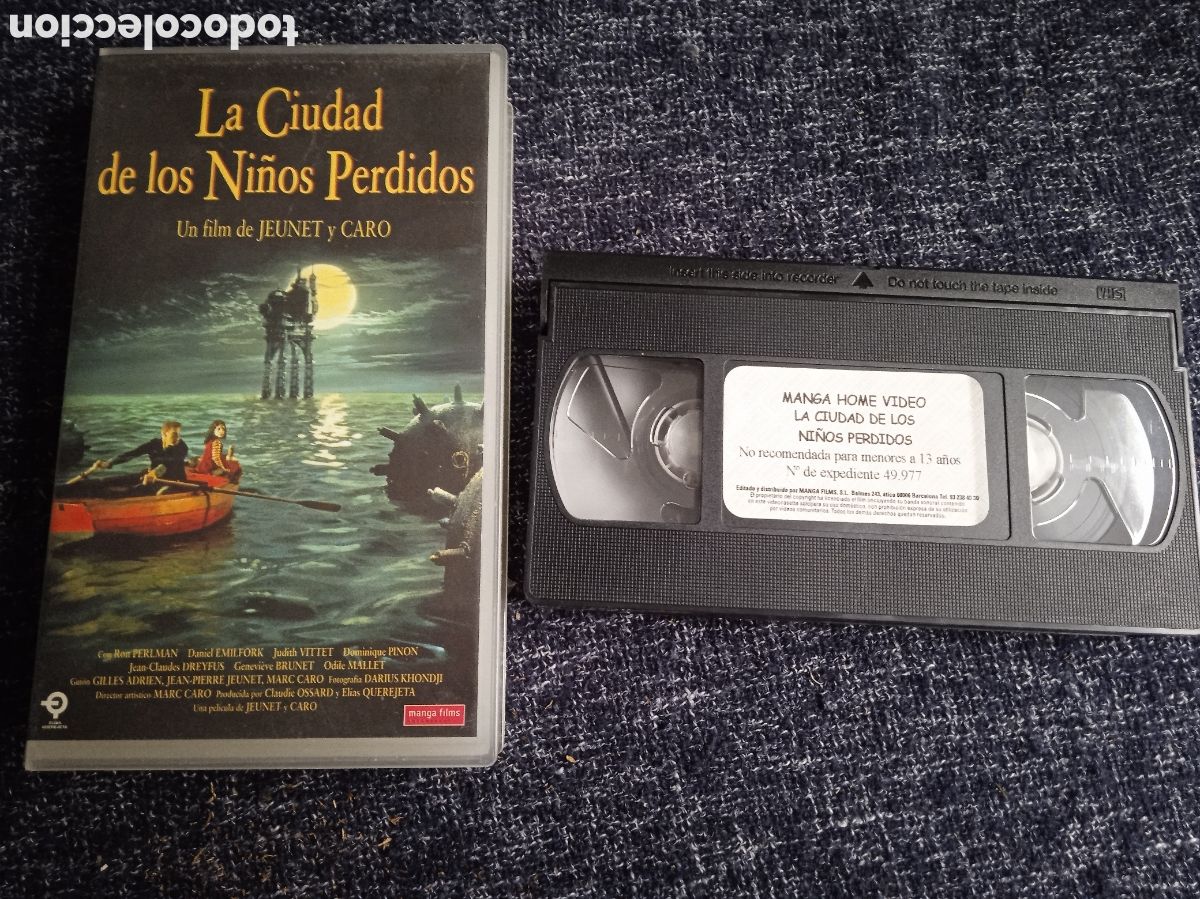 Cine: La ciudad de los ni&ntilde;os perdidos / Jean pierre jeunet Y Caro ( VHS CINE AVENTURA ) BENITO