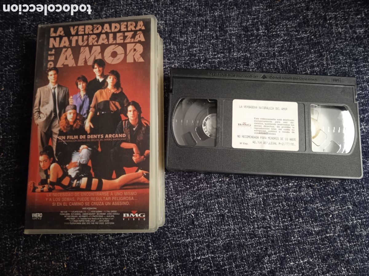 Cine: LA VERDADERA NATURALEZA DEL AMOR ( VHS )