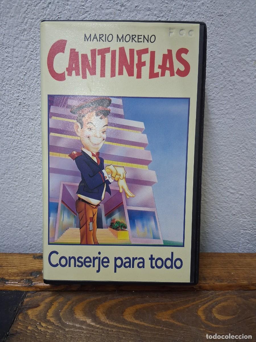 Cine: Cinta de video VHS Mario Moreno Cantinflas N&deg; 13 Conserje para todo