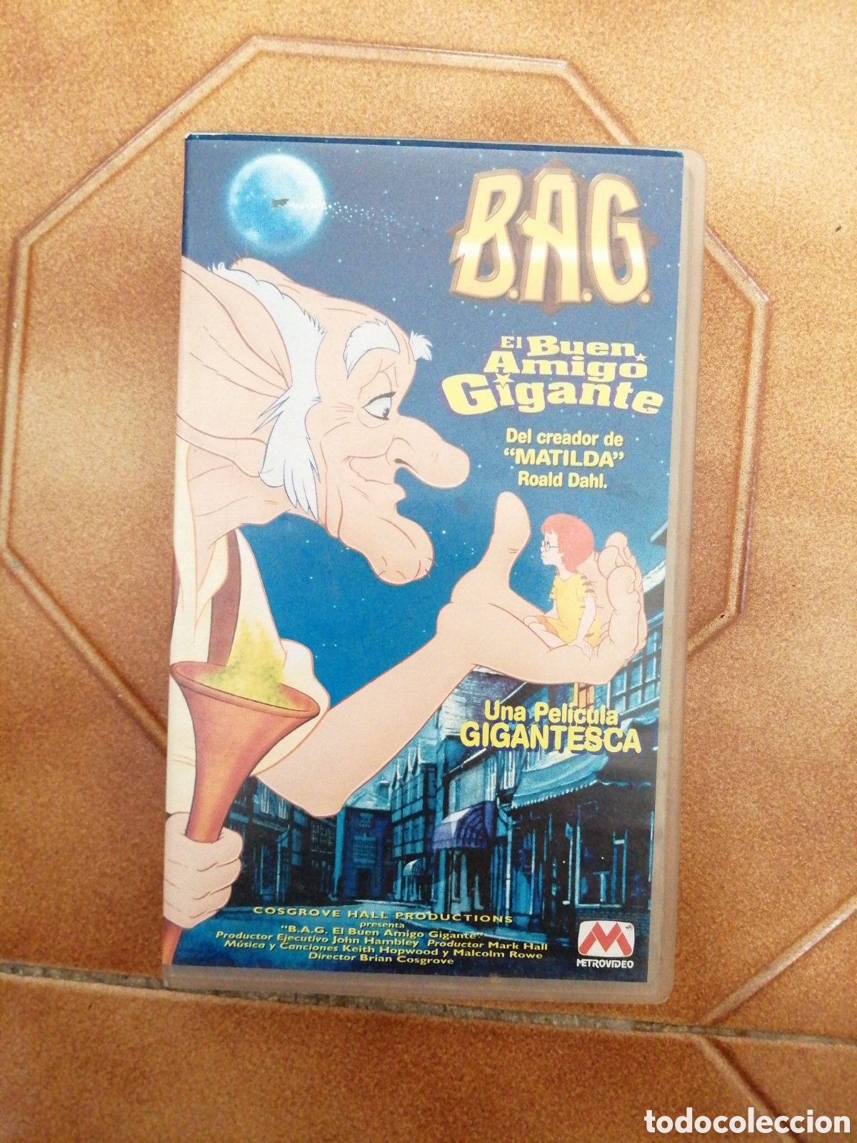 Cinema: VHS v&iacute;deo 1997 - B.A.G. El Buen Amigo Gigante , del creador de Matilda Roald Dhal