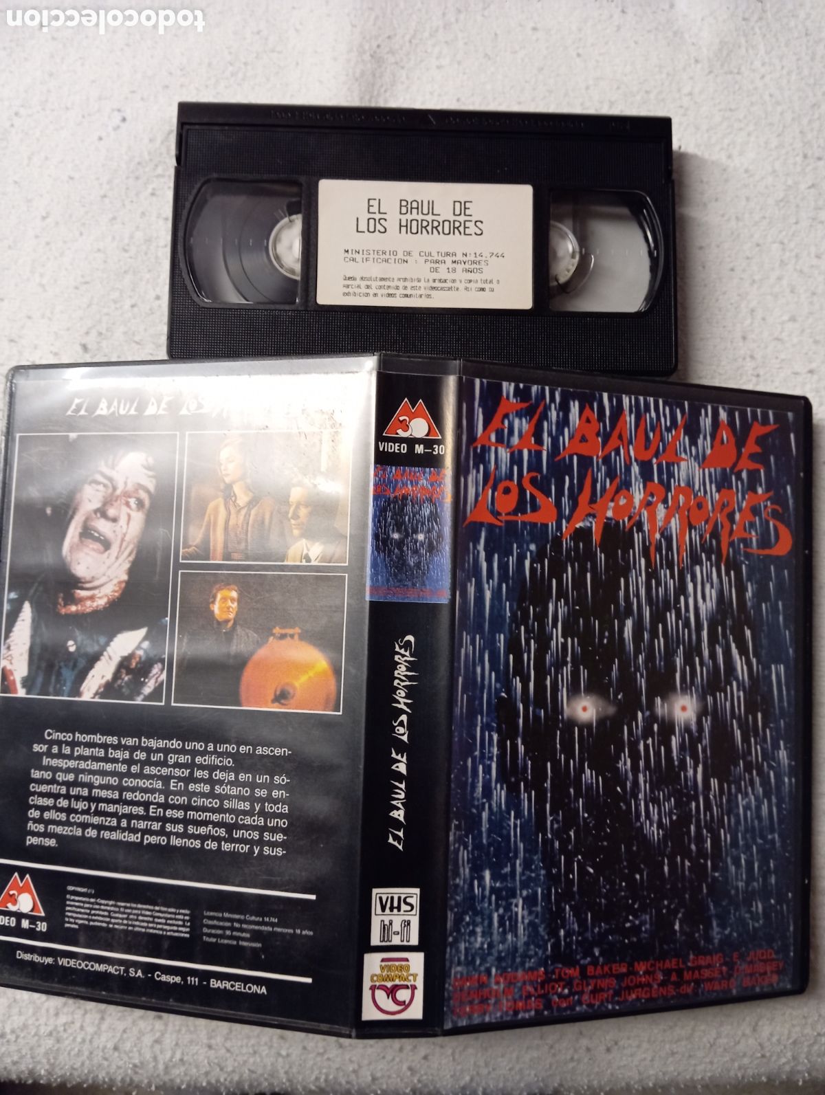 Cine: Pel&iacute;cula VHS El Ba&uacute;l de los Horrores &ndash; Cine de Terror Cl&aacute;sico &ndash; Coleccionistas VHS