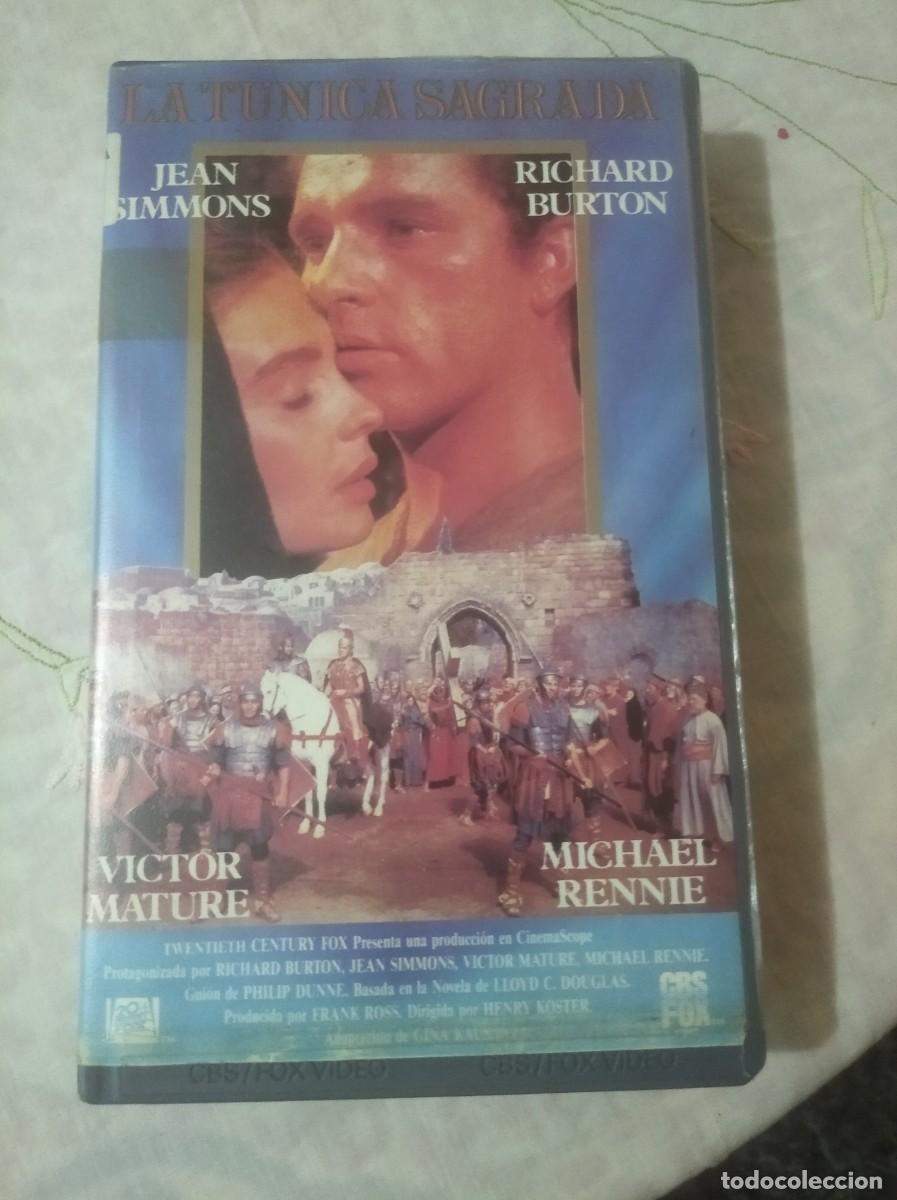 Cine: LA TUNICA SAGRADA VHS 1&deg; EDICION CBS FOX