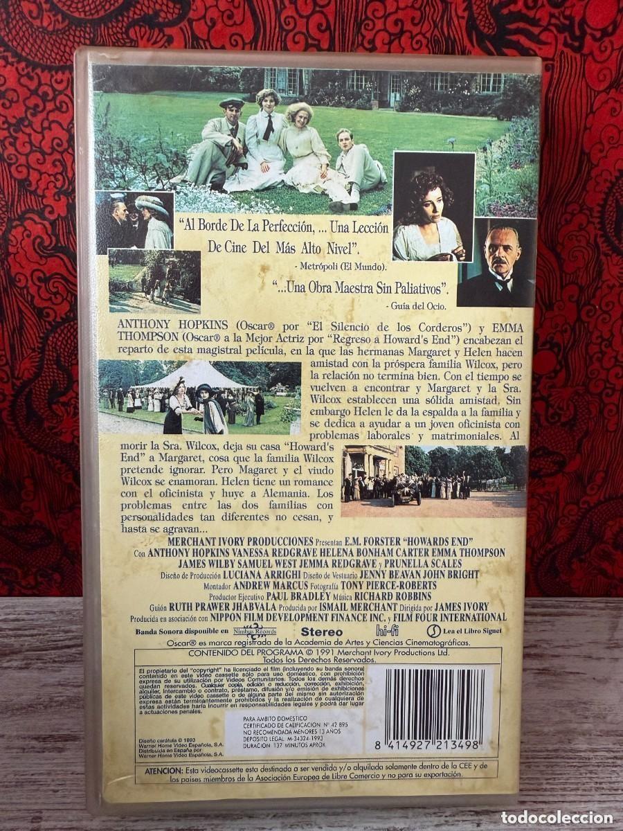 Cine: Regreso A Howards End (VHS) - Foto 3