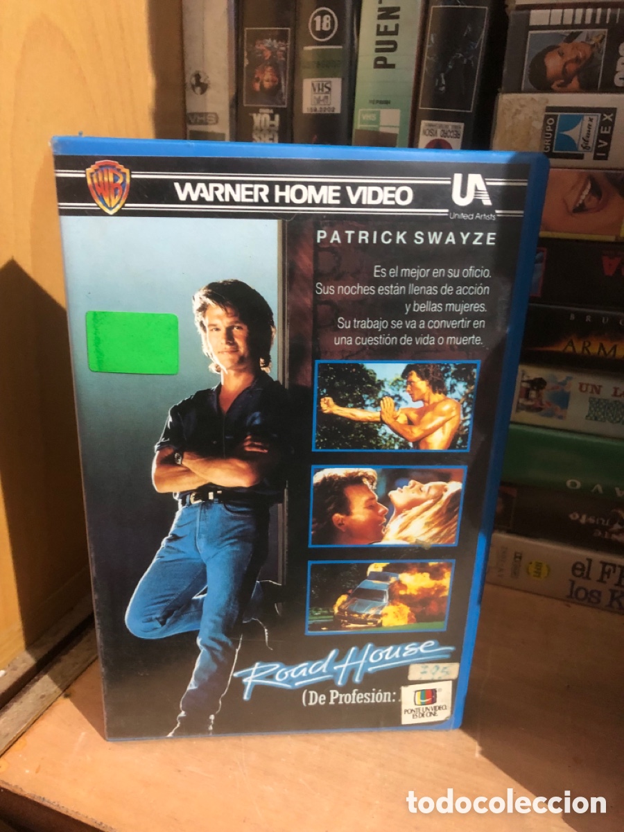 Cine: VHS V&Iacute;DEO CLUB ROAD HOUSE DE PROFESI&Oacute;N DUR&Oacute;