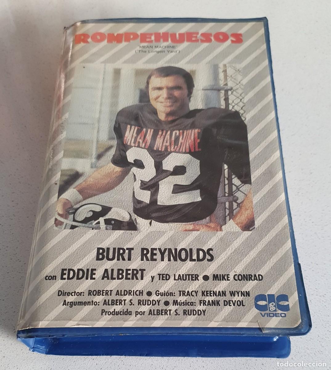 Cine: Pel&iacute;cula Vhs Rompehuesos. Burt Reynolds. CIC V&iacute;deo 1984. Videoclub alquiler.