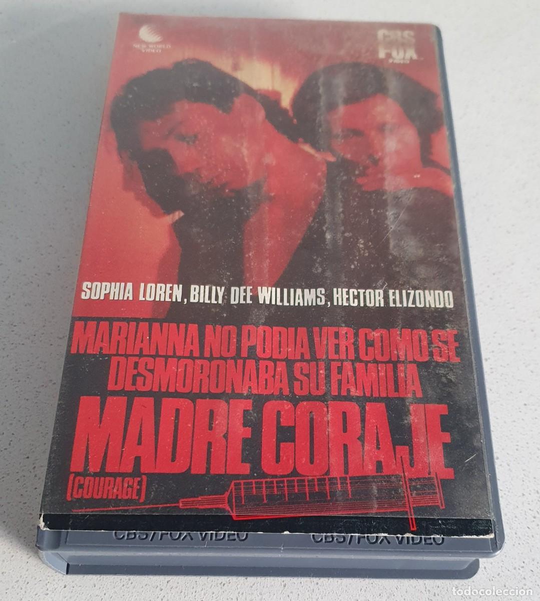 Cine: Pel&iacute;cula Vhs Madre Coraje. Sophia Loren. Cbs Fox Video 1988. Videoclub alquiler.