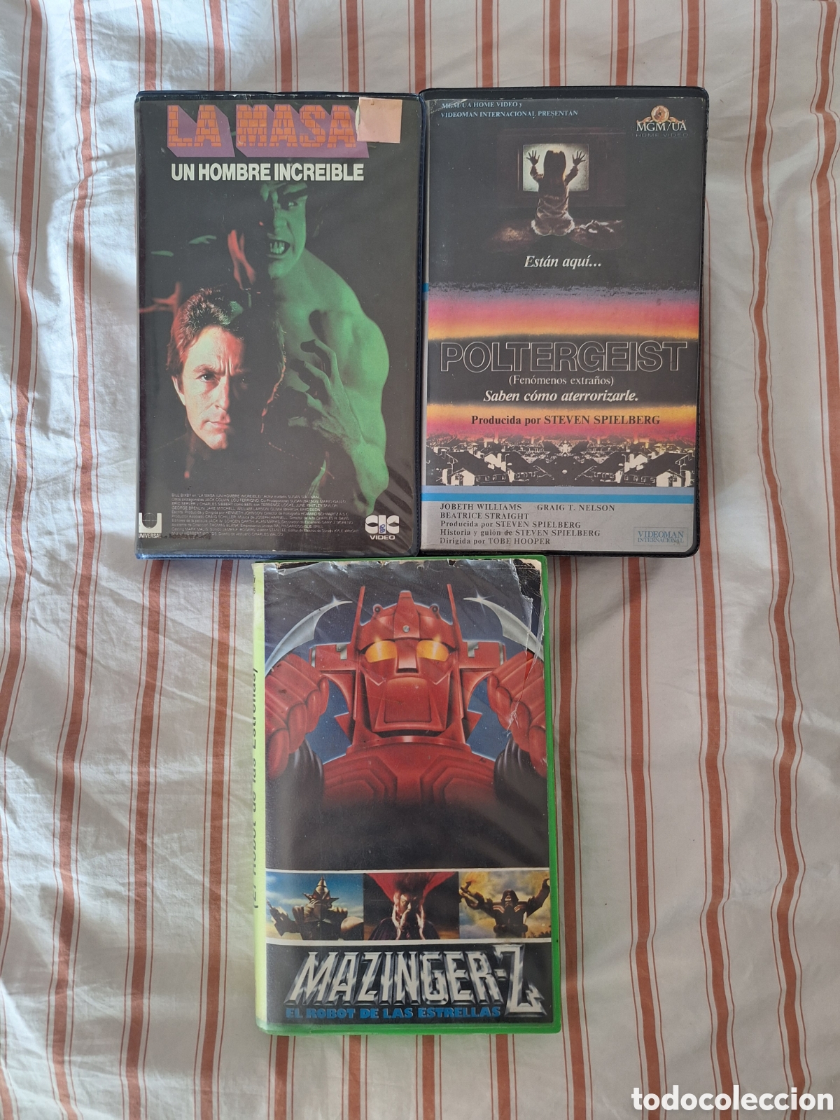 Kino: VHS: Poltergeist, La Masa, Mazinger Z 1a edicion